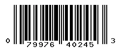 UPC barcode 079976402453