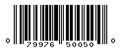 UPC barcode number 079976500500