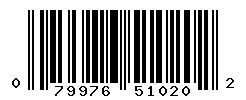 UPC barcode 079976510202