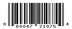 upc 080047210754 barcode image