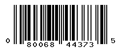 UPC barcode number 080068443735