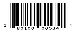 080100005341 barcode