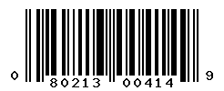 UPC barcode number 080213004149