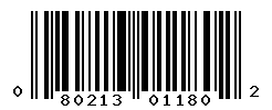 upc 080213011802 barcode image