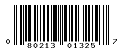 upc 080213013257 barcode image