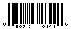 upc 080213103446 barcode image