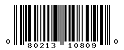 UPC barcode number 080213108090