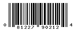 UPC barcode number 081227902124