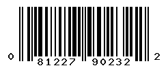 UPC barcode number 081227902322