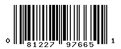 UPC barcode number 081227976651