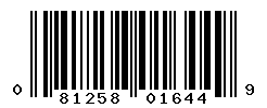 upc 081258016449 barcode image