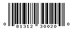UPC barcode number 081312300200