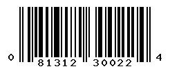 UPC 081312300224 barcode image