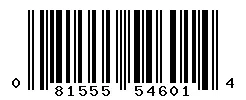 UPC barcode 081555546014