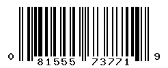 UPC barcode 081555737719