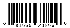 UPC barcode 081555738556