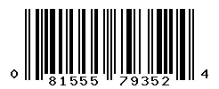 UPC barcode 081555793524
