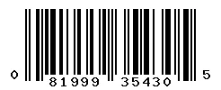 UPC barcode number 081999354305 lookup