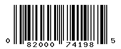 upc 082000741985 barcode image