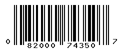 upc 082000743507 barcode image
