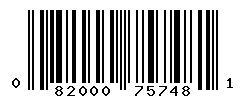 upc 082000757481 barcode image