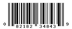 UPC barcode number 082182348439
