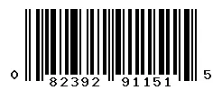 UPC barcode 082392911515