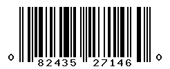 UPC barcode number 082435271460