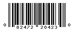 UPC 082472204230 barcode image
