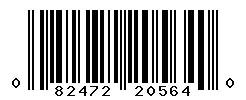 UPC barcode 082472205640