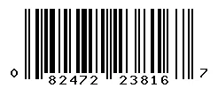UPC barcode 082472238167