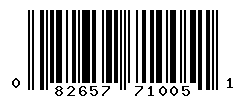 UPC barcode number 082657710051