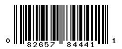 UPC barcode number 082657844411