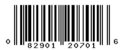 upc 082901207016 barcode image