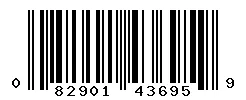 UPC barcode 082901436959