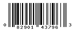 UPC barcode 082901437963