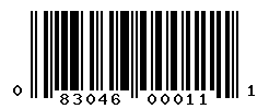 upc 083046000111 barcode image