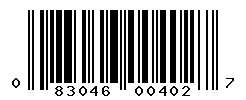 upc 083046004027 barcode image