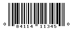 UPC barcode number 084114113450