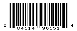 UPC barcode number 084114901514