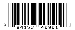 UPC barcode number 084153499911