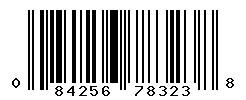 UPC barcode number 084256783238
