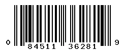 084511362819 barcode