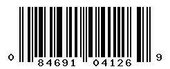 UPC barcode number 084691041269