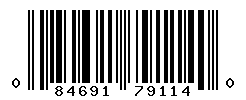 UPC barcode number 084691791140