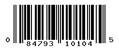 UPC barcode number 084793101045