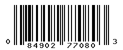 upc 084902770803 barcode image