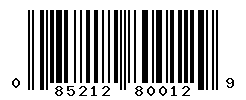 UPC barcode number 085212800129