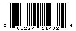 UPC barcode number 085227114624