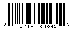 UPC barcode number 085239040959